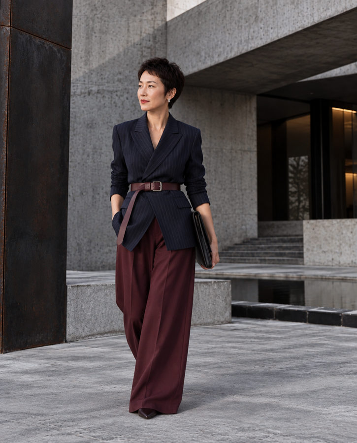 Asian professional woman in contemporary business attire